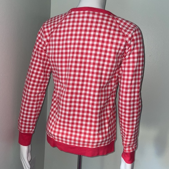 DRAPER JAMES NATALIE SWEATSHIRT IN GINGHAM - Picture 9 of 9